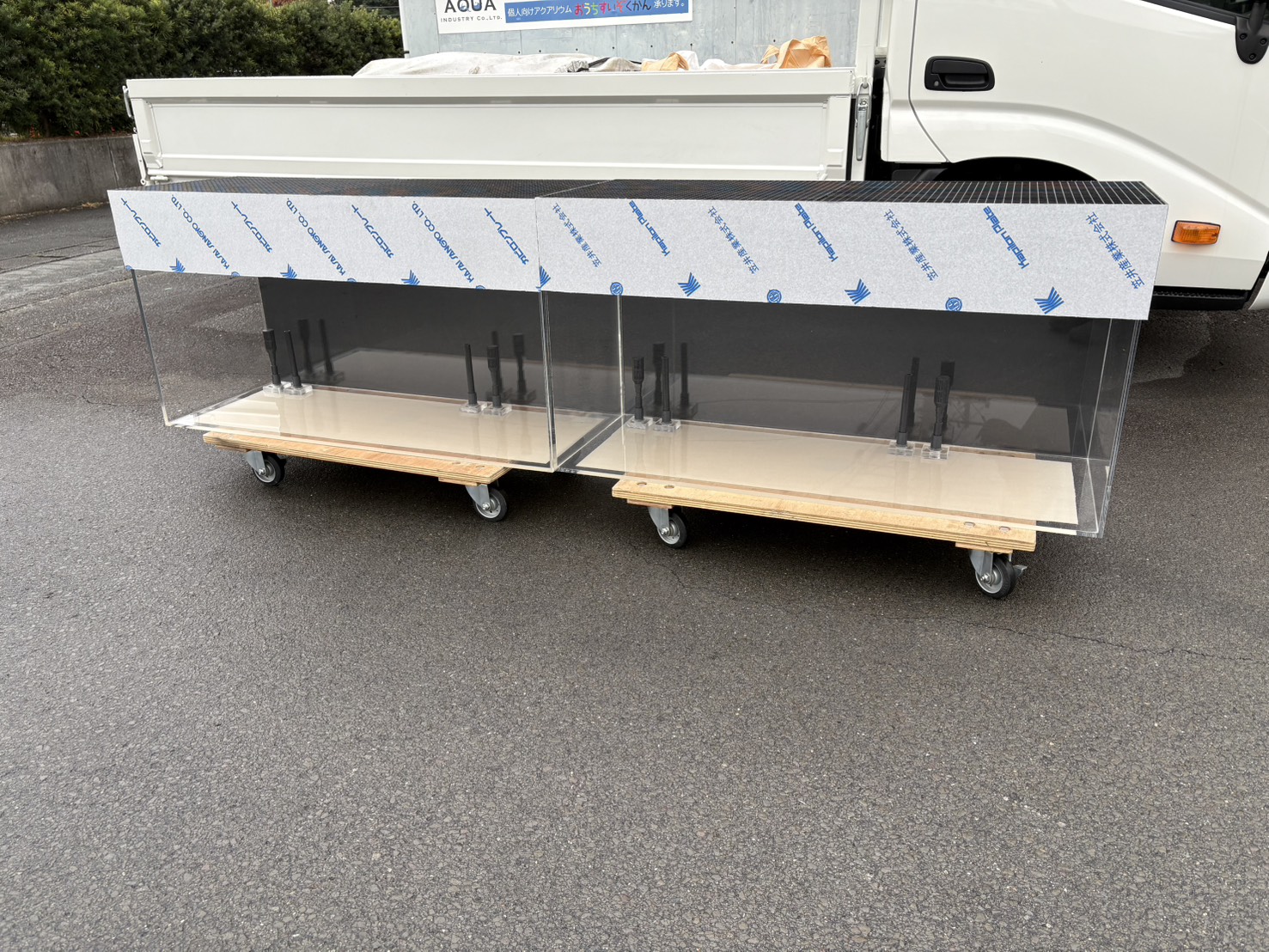 天板式アクリル水槽/フードカバー